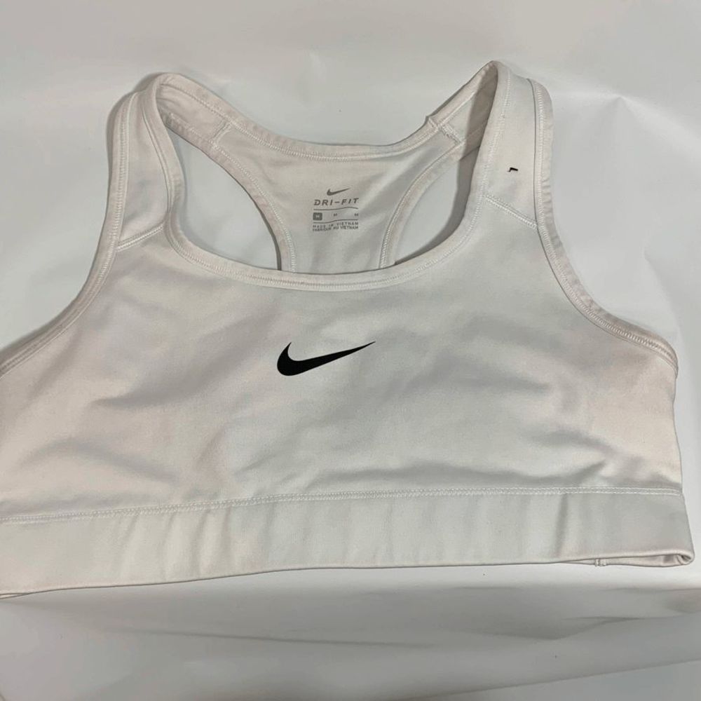 Nike White Sports Bra